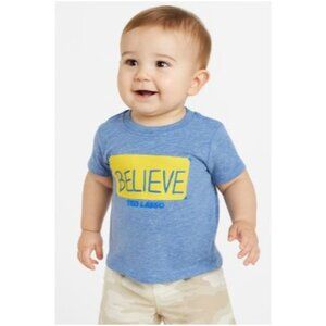 Toddler Boys “Believe” Ted Lasso Graphic Tee Blue Size 12M
